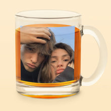 Carica l'immagine nel visualizzatore di Gallery, Tazza in vetro trasparente con foto personalizzabile