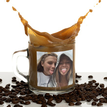 Carica l'immagine nel visualizzatore di Gallery, Tazza in vetro trasparente con foto personalizzabile