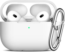 Carica l'immagine nel visualizzatore di Gallery, Custodia Bianca Airpods pro protection con gancio