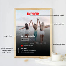 Carica l'immagine nel visualizzatore di Gallery, Quadro in legno 20x30 Netflix personalizzabile