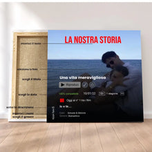 Carica l'immagine nel visualizzatore di Gallery, Tela Netflix in canvas 50x50 personalizzabile