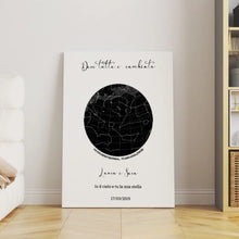 Carica l'immagine nel visualizzatore di Gallery, Tela Costellazioni in canvas 50x70 personalizzabile