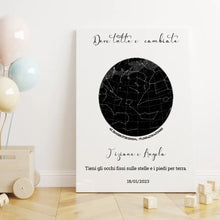 Carica l'immagine nel visualizzatore di Gallery, Tela Costellazioni in canvas 70x100 personalizzabile