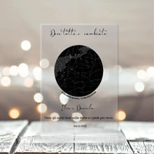 Carica l'immagine nel visualizzatore di Gallery, Targa Costellazioni con base personalizzabile