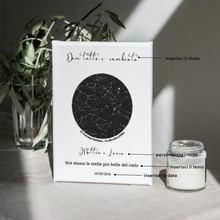 Carica l'immagine nel visualizzatore di Gallery, Tela Costellazioni in canvas 20x30 personalizzabile