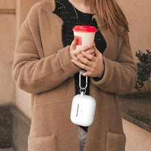 Carica l'immagine nel visualizzatore di Gallery, Custodia Bianca Airpods pro protection con gancio