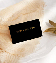 Carica l'immagine nel visualizzatore di Gallery, Segnaposto nero Laurea personalizzabile