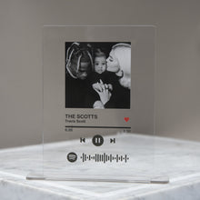 Carica l'immagine nel visualizzatore di Gallery, Targa con base e codice spotify con foto personalizzabile 15cm x 20cm