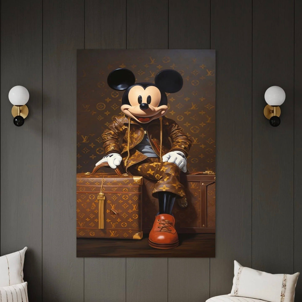 Tela in canvas rich Mickey Mouse