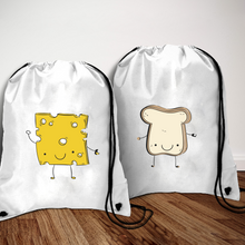 Carica l'immagine nel visualizzatore di Gallery, Coppia di zainetti "Pane e Formaggio"
