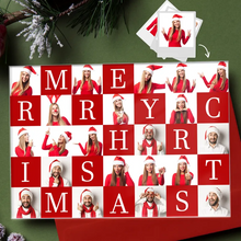 Carica l'immagine nel visualizzatore di Gallery, Targa "Merry Christmas" 10x15cm personalizzabile