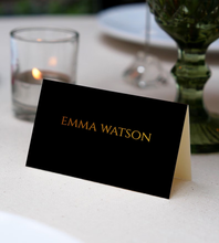 Carica l'immagine nel visualizzatore di Gallery, Segnaposto nero Laurea personalizzabile