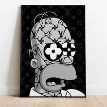 Carica l'immagine nel visualizzatore di Gallery, Tris di tele in canvas Simpson X LV
