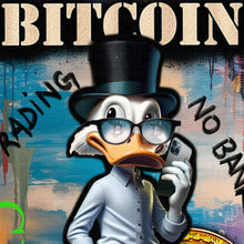 Carica l'immagine nel visualizzatore di Gallery, Tela in canvas Bitcoin