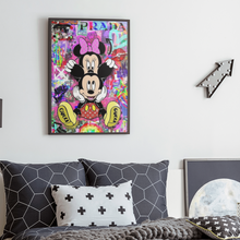 Carica l'immagine nel visualizzatore di Gallery, Tela in canvas Minnie&Mickey X PRADA