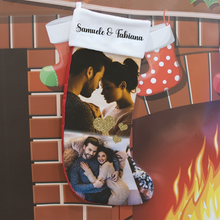 Carica l'immagine nel visualizzatore di Gallery, Calza con nome e foto personalizzabile