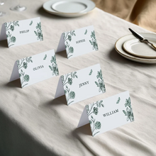 Carica l'immagine nel visualizzatore di Gallery, Segnaposto "Natura" per tavoli con nome personalizzabile