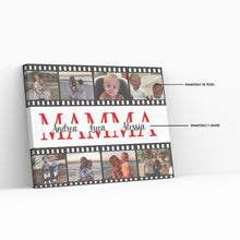 Carica l'immagine nel visualizzatore di Gallery, Tela in canvas "Ricordi Mamma" 20x30 personalizzabile