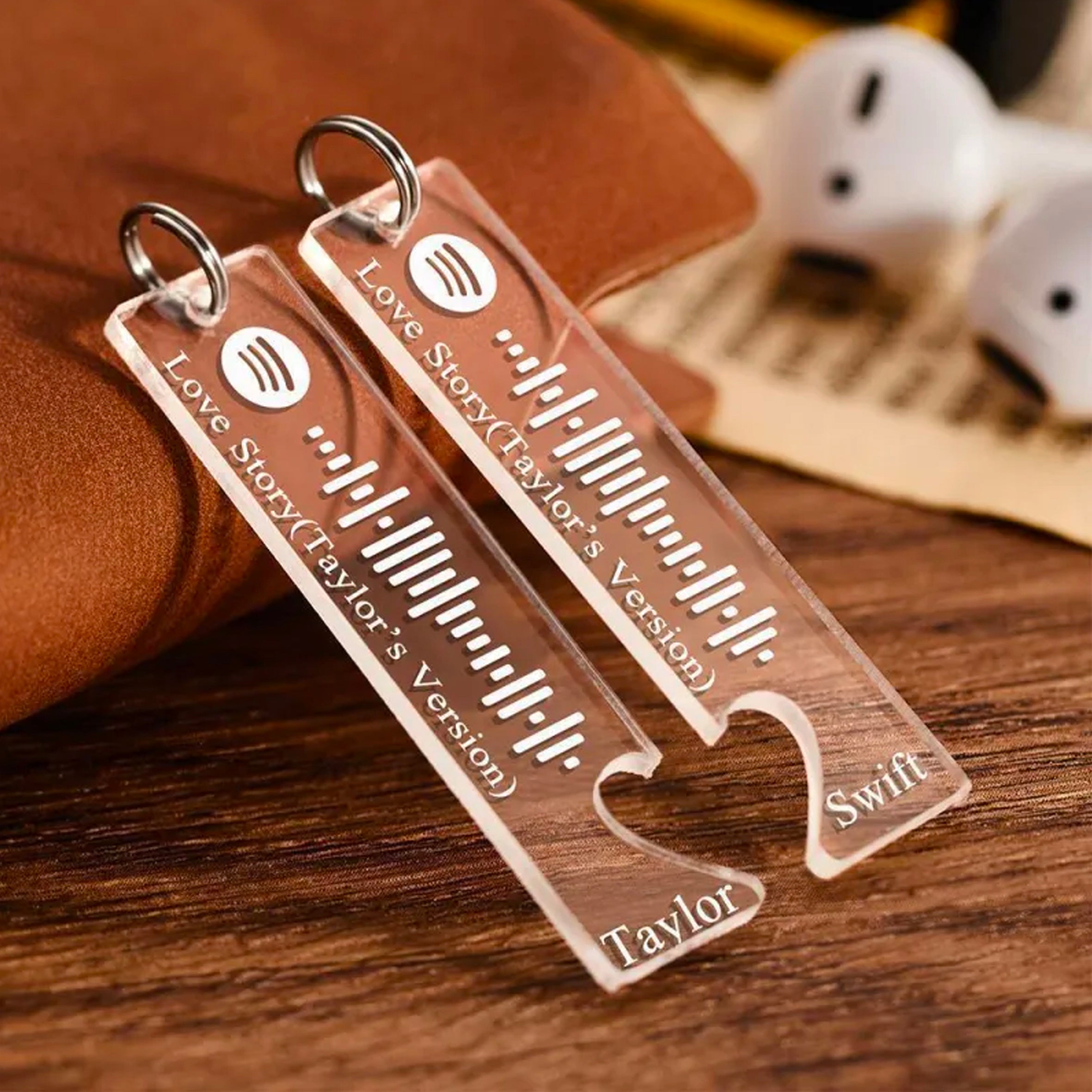 Portachiavi con codice musicale personalizzato, portachiavi con canzone personalizzata, regalo con playlist scansionabile, regalo di anniversario per lui e per lei - Italia Portachiavi con codice musicale personalizzato, portachiavi con canzone personalizzata, regalo con playlist scansionabile, regalo di anniversario per lui e per lei - Italia