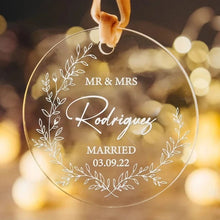 Carica l'immagine nel visualizzatore di Gallery, Segnaposto tondo "You and Me" personalizzabile