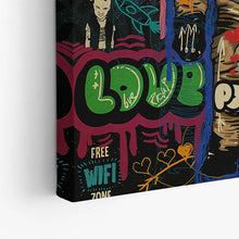 Carica l'immagine nel visualizzatore di Gallery, Tela in canvas Banksy's astronaut