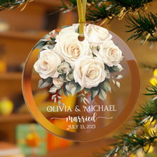 Carica l'immagine nel visualizzatore di Gallery, Segnaposto tondo "Rose" personalizzabile