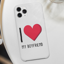 Carica l'immagine nel visualizzatore di Gallery, Coppia di Cover protection bianca "I Love"