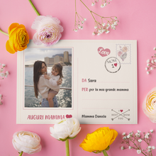 Carica l'immagine nel visualizzatore di Gallery, Cartolina Mamma personalizzabile