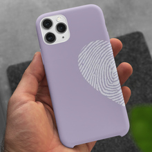 Carica l'immagine nel visualizzatore di Gallery, Coppia di Cover Protecion lilla "Metà Cuore"