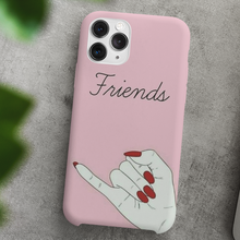 Carica l'immagine nel visualizzatore di Gallery, Coppia di Cover Protecion rosa "Best Friend"