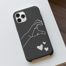 Carica l'immagine nel visualizzatore di Gallery, Coppia di Cover protection nera "Love Hands"