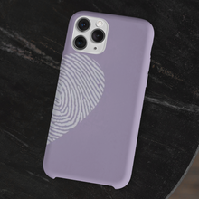 Carica l'immagine nel visualizzatore di Gallery, Coppia di Cover Protecion lilla "Metà Cuore"