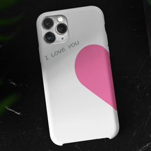 Carica l'immagine nel visualizzatore di Gallery, Coppia di Cover protection bianca "I Love You"