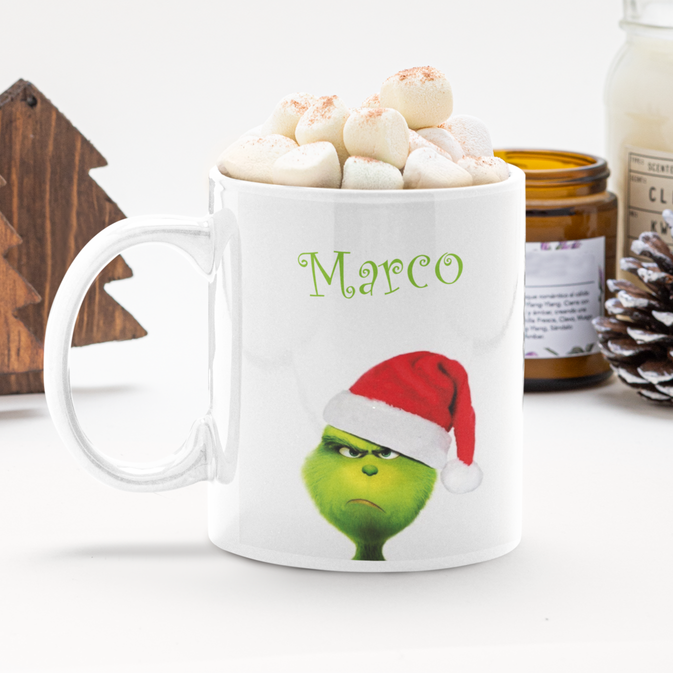 Tazza Grinch La Sua Giornata 350ml – Idea Regalo Natalizia