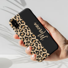 Carica l'immagine nel visualizzatore di Gallery, Cover protection "Light Leopard" con nome personalizzabile