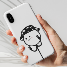 Carica l'immagine nel visualizzatore di Gallery, Coppia di Cover protection bianca "Ti scatto una foto"