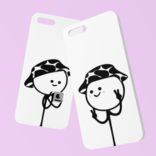 Carica l'immagine nel visualizzatore di Gallery, Coppia di Cover protection bianca "Ti scatto una foto"