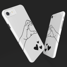 Carica l'immagine nel visualizzatore di Gallery, Coppia di Cover protection bianca "Love Hands"