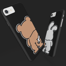 Carica l'immagine nel visualizzatore di Gallery, Coppia di Cover protection nera "Orsetti"