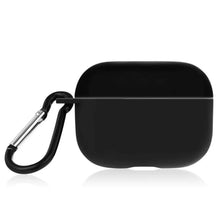 Carica l'immagine nel visualizzatore di Gallery, Custodia Nera Airpods pro bluetooth con gancio