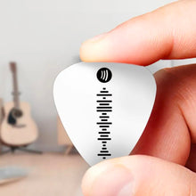 Carica l'immagine nel visualizzatore di Gallery, Plettro chitarra colorato con codice Spotify personalizzabile