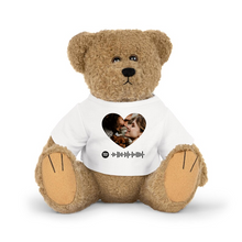 Carica l'immagine nel visualizzatore di Gallery, Peluche con codice Spotify e foto a cuore personalizzabile
