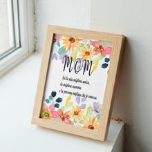 Carica l'immagine nel visualizzatore di Gallery, Quadro legno 20x30 "Mamma flower"