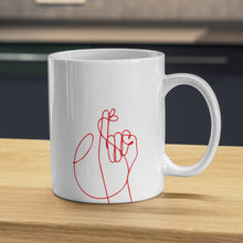 Carica l'immagine nel visualizzatore di Gallery, Coppia di Tazze "Filo Rosso"