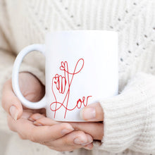 Carica l'immagine nel visualizzatore di Gallery, Coppia di Tazze "Filo Rosso"