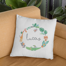 Carica l'immagine nel visualizzatore di Gallery, Cuscino 40x40cm Nascita Bimbo personalizzabile