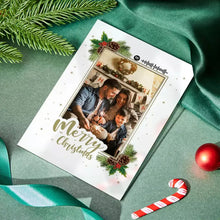 Carica l'immagine nel visualizzatore di Gallery, Targa bianca "Merry Christmas" 10x15cm personalizzabile