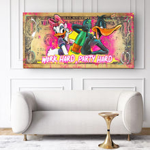 Carica l'immagine nel visualizzatore di Gallery, Tela in canvas Party Duck