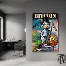 Carica l'immagine nel visualizzatore di Gallery, Tela in canvas Bitcoin