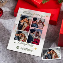 Carica l'immagine nel visualizzatore di Gallery, Targa "Merry Christmas" con codice spotify 10x15cm personalizzabile